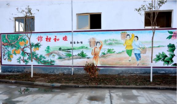 吉安乡镇文化墙 乡风文明焕发新活力