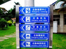 吉安标识导向系统设计需要掌握的四大元素